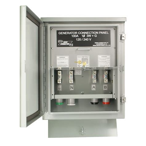 electrical generator box utility|100 amp generator inlet box.